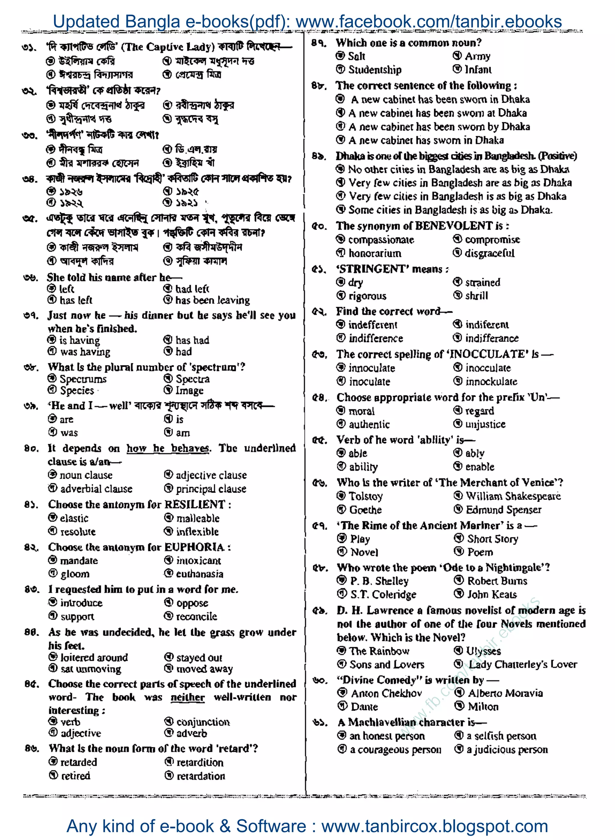 w
w
w
.fb.com
/tanbir.ebooks
Updated Bangla e-books(pdf): www.facebook.com/tanbir.ebooks
Any kind of e-book & Software : www.tanbircox.blogspot.com
 