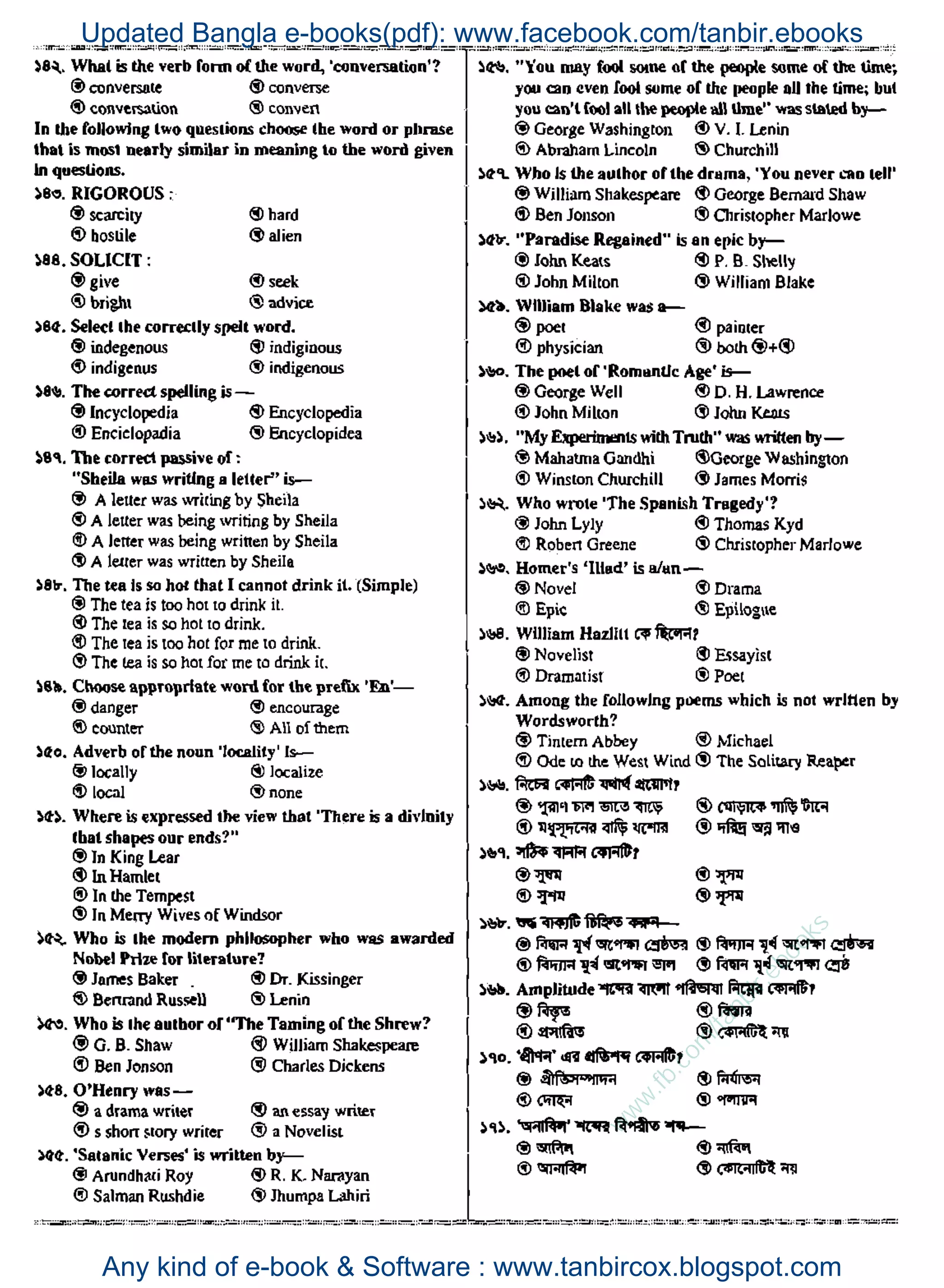 w
w
w
.fb.com
/tanbir.ebooks
Updated Bangla e-books(pdf): www.facebook.com/tanbir.ebooks
Any kind of e-book & Software : www.tanbircox.blogspot.com
 