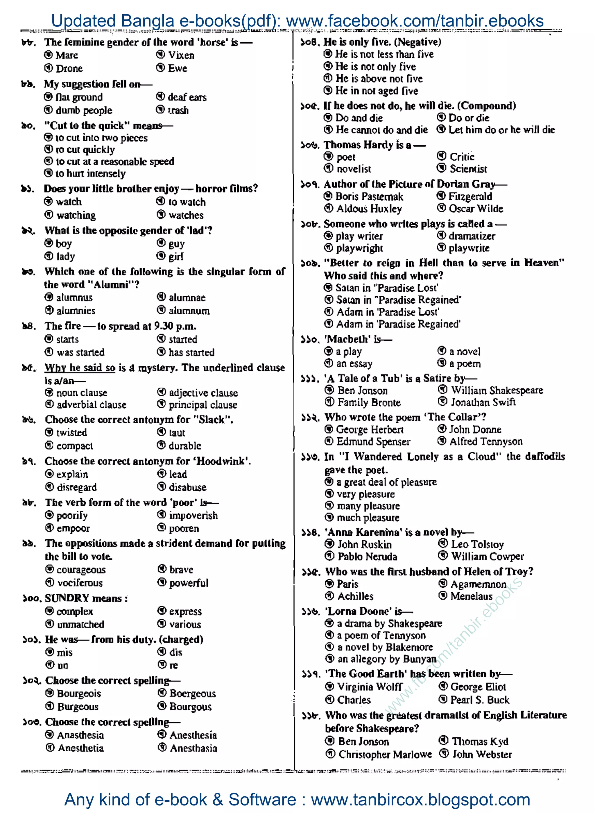 w
w
w
.fb.com
/tanbir.ebooks
Updated Bangla e-books(pdf): www.facebook.com/tanbir.ebooks
Any kind of e-book & Software : www.tanbircox.blogspot.com
 