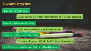 Bcs preparation | PPTX