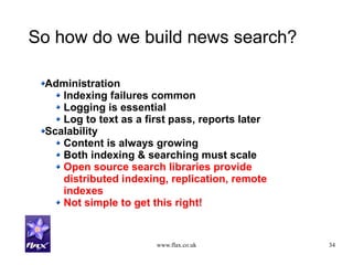What's the story with Open Source?  Slide 34
