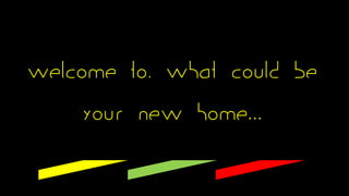 Welcome To, What Could Be
Your New Home...
 