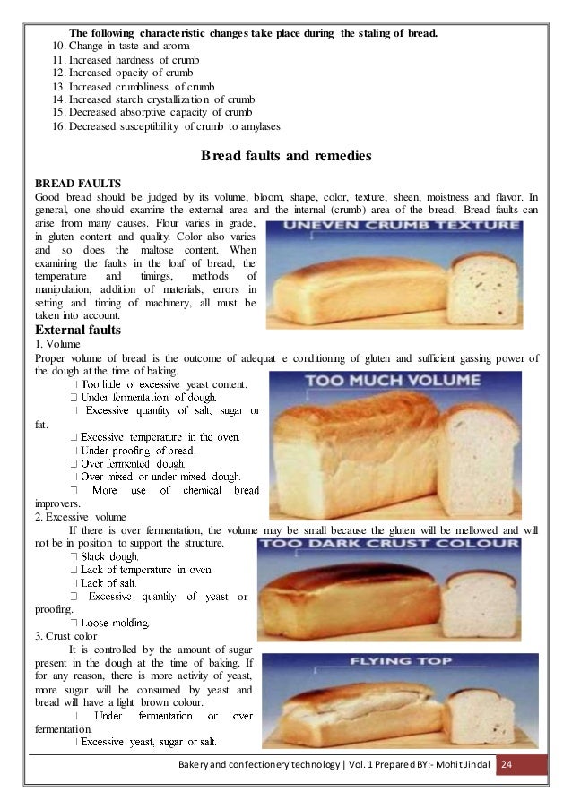 BAKERY AND CONFECTIONERY TECHNOLOGY notes