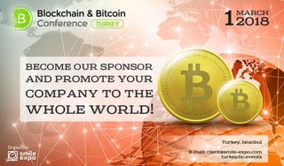 Blockchain&Bitcoin Conference Turkey