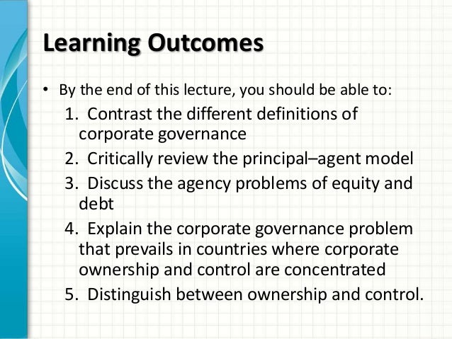 Stock options principal agent problem