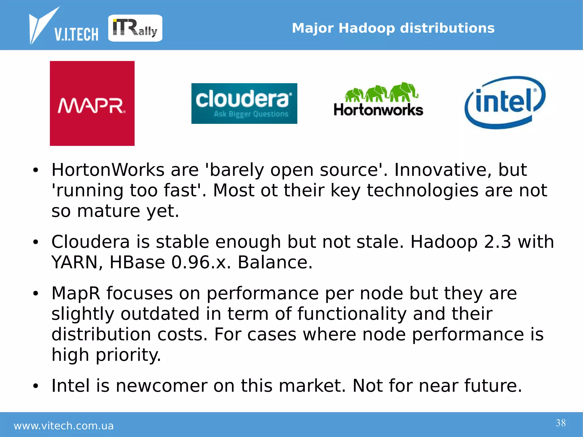 Big data technologies and Hadoop infrastructure | PPT