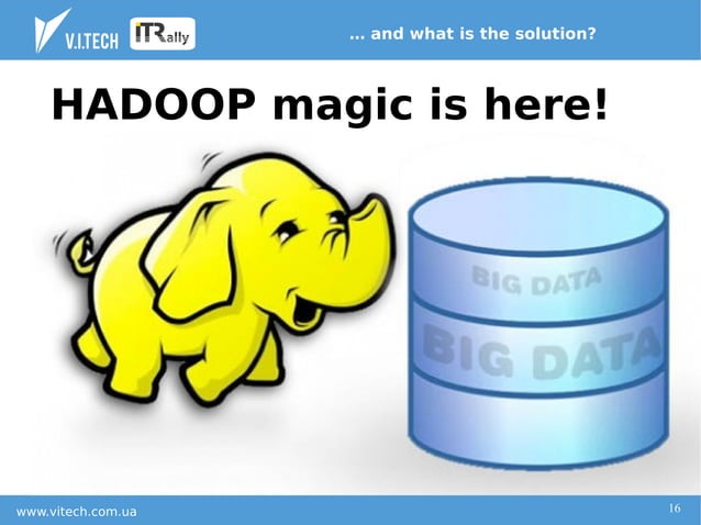 Big data technologies and Hadoop infrastructure | PPT
