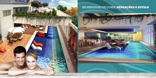Um mErGULho dE corEs, SENSAçõES E ESTILO




                                                                                           perspectIva IlustratIva Da pIscIna clImatIzaDa com Deck molHaDo e raIa




Imagem IlustratIva   perspectIva IlustratIva Da pIscIna vIsta aérea
 