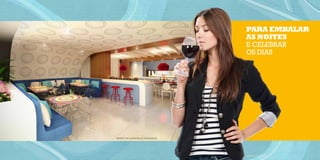 pArA EMBALAr
                                         AS NOITES
                                         E cELEBrar
                                         os dIas




perspectIva IlustratIva Do restaurante




                                         Imagem IlustratIva
 