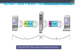 4/13/2011 BD-SIIT Data Packet Transmission Process Fig.3.BD-SIIT Data packet Transmission Process . 