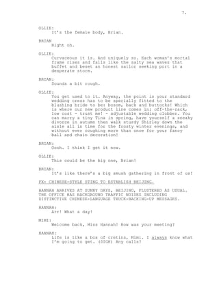 Tramlined Script Crossed Lines - complete orginal script | PDF