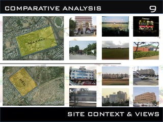 SITE CONTEXT & VIEWS
9COMPARATIVE ANALYSIS
KHATOON-E-PAKISTAN
 
