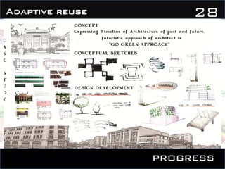 PROGRESS
28Adaptive reuse
 