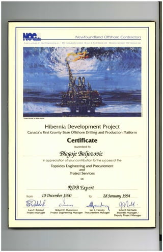BBaljozovic-Hibernia-Certificate