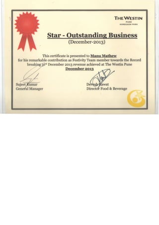 Star Outstanding Business