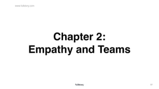 www.fullstory.com
17
Chapter 2:
Empathy and Teams
 