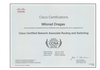 CCNA Certificate