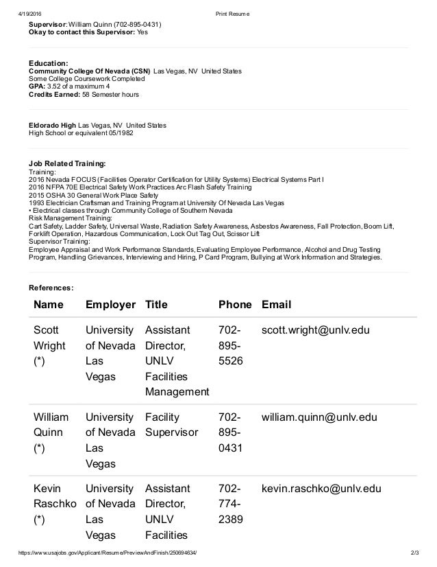 usajobs resume builder preview and finish usajobs resume builder