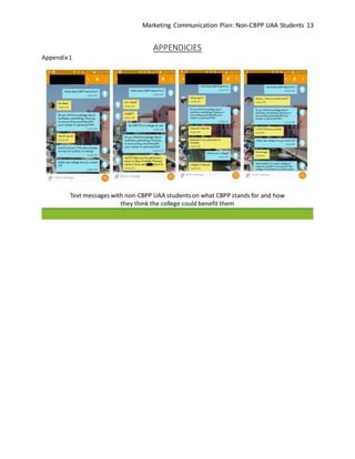 Marketing Communication Plan MAIN | DOCX
