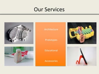 Our Services
Architecture
Prototypes
Educational
Accessories
 