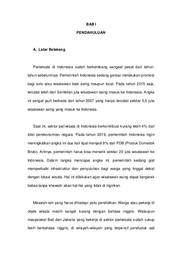 Contoh Laporan Pkl Dalam Bahasa Inggris Kumpulan Contoh Laporan
