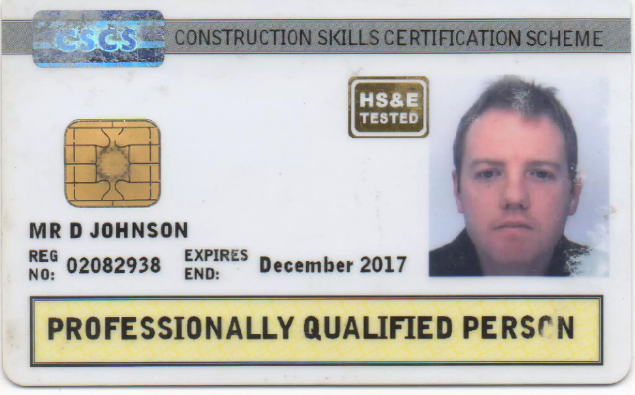 CSCS card copy