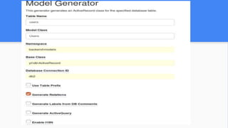 Model Generator
 