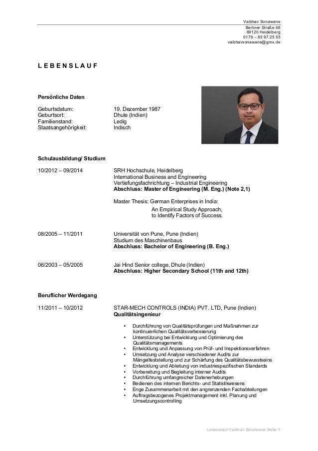 vaibhav sonawane berliner strae 46 69120 heidelberg 0176 85 97 25 55 vaibhavsonawanegmx - Lebenslauf Staatsangehorigkeit vaibhav sonawane berliner strae 46 69120 heidelberg 0176 85 97 25 55 vaibhavsonawanegmx - Lebenslauf Staatsangehorigkeit