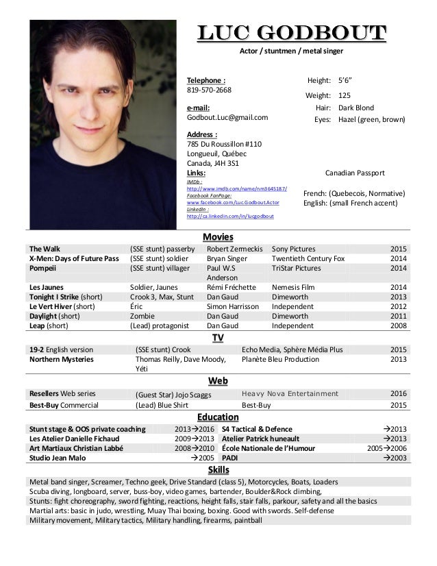 artistic cv