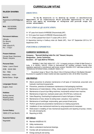 CV OF RAJESH PANDIT | DOC