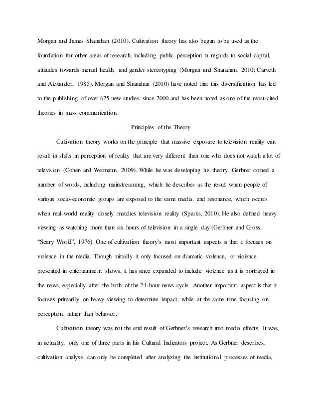 Cultivation theory origin image