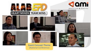Event Concept Theme
(National Conference)
 
