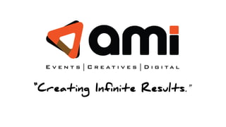 “Creating Infinite Results.”
 