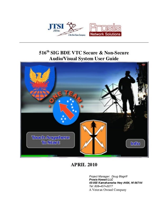 516th Sig Bde Vtc User S Guide Rev1
