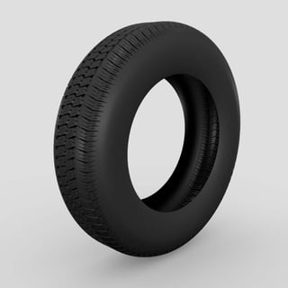 Tyre_3D Model_No Texture