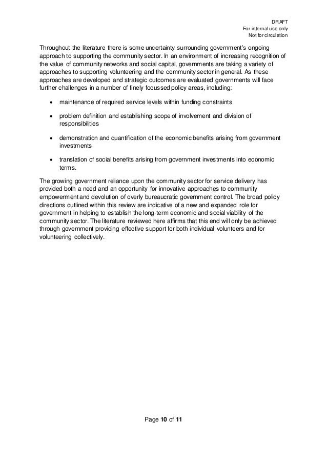 Literature review volunteer picture