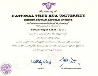 Ph.D-Diploma Certificate-Sagar Gawade