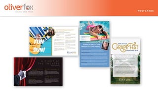 DESIGN. WEB. PRINT.
POSTCARDS
1. Enjoy the beauty of butterfly
releases at the Butterfly House
in Fair Park.
2. Go on an adventure and rent
a Kayak on White Rock Lake.
3. Take a staycation at the Great Wolf
Lodge, with its indoor waterpark and
family activitives.
4. Go on a wild monorail ride with
the Wilds of Africa Adventure Safari at
the Dallas Zoo, where you’ll enjoy a
birds’ eye view of the African habitats.
5. Brave the heat and sit in the upper
decks at a Ranger Game!
6. Locate one of the many splash
parks and cool off! (Celebration Park
in Allen, Campbell Green in North
Dallas, etc.)
7. Relax on the Grapevine Vintage
Railroad with a trip to the Fort Worth
Stockyards and back.
8. Participate in va scavenger hunt and
puppet show at “First Saturday’s” at the
Nasher Art Museum.
9. Explore Grapevine Mills by visiting
Legoland Discovery Center, then head
across the aisle to SEA LIFE Grapevine
Aquarium and having lunch at the
Rainforest Cafe.
10. Go shopping and stroll through
NorthPark Center and visit with the
ducks and turtles.
11. Grab a bucket and do some berry
picking at one of many surrounding
farms!
THE KENNEDY GROUP’S GUIDE TO HAVING
FAMILY FUN THIS SUMMER IN THE DALLAS-
FORT WORTH AREA!
Let’s have some
in the
FUN
SUN! K E N N E DYSERVICE, PROFESSIONALISM,
AND PERFORMANCE
the
214.929.2601
meredithheld@ebby.com
1. Grilling Outside with the Family
There’s a reason why summer is grilling season. If you’re feeling overheated, cooking
dinner in a 350-degree oven is only going to make matters worse. Instead, head outside and fire up
the grill. You’ll get to enjoy your stylish patio while the inside of your home remains cool. Win-win.
2. Selecting the Right Sheets
Maybe it’s just me, but there’s nothing worse than trying to fall asleep in a hot bedroom. Having a fan nearby
helps, but your sheets can contribute to keeping you comfortable, too. Choose sheets made out of breathable,
natural materials, such as cotton or cotton blends, as they wick away moisture without clinging to your body.
3. Window Treatments Make a Difference
During the day, when the temperature outside your home is hotter than inside, the best way to keep it that way is
to close your windows, blinds and curtains. According to the U.S. Department of Energy, highly-reflective blinds
can reduce heat by 45 percent, and curtains with a medium- to white-colored backing can reduce heat by 33 per-
cent. You may feel a little bit like a vampire with the lack of sunlight, but it can really help save on your energy bill.
4. Ice!
This tip couldn’t be any easier, and it might be the most effective. All you need is a fan and a container full of ice.
Turn your fan to the desired speed and place the ice in front. Voila! You’ve created a DIY air conditioner.
5. Drink your Water
Sipping a cocktail or iced coffee may sound like a great idea when the temperature rises, but you may actually be
doing more harm than good. Both alcohol and caffeine are known to cause dehydration, which is the last thing
you want in the middle of summer. Instead, drink the recommended eight glasses of water a day.
5 Ways to Stay cool and
Beat the heat this August!
EBBY HALLIDAY REALTOR ®
Sold on Service.
Discover a world of possibilities at the 30th Annual Grape-
Fest, presented by Bank of the West, September 15-18!
Guests of all ages will find a variety of new wines, new
vendors, new bands, and more to discover and celebrate
throughout the four-day festival.
Grapevine, named for the wild Mustang grapes that blan-
keted the land when settlers first arrived to the area in
1844, is the headquarters of the Texas Wine Industry.
GrapeFest is the place to discover and try new wines and
even rediscover some of your favorite varietals. Along with
celebrating the fruit of the vine, this four-day annual festival
offers a variety of activities and events to discover such as
The People’s Choice Wine Tasting Classic, GrapeStomp,
Champagne Terrace, KidsWorld, GrapeFest Golf Classic,
GrapeFest Tennis Classic, live entertainment, the Texas
Wine Tribute and much more!
30th Annual
September 15-18
 