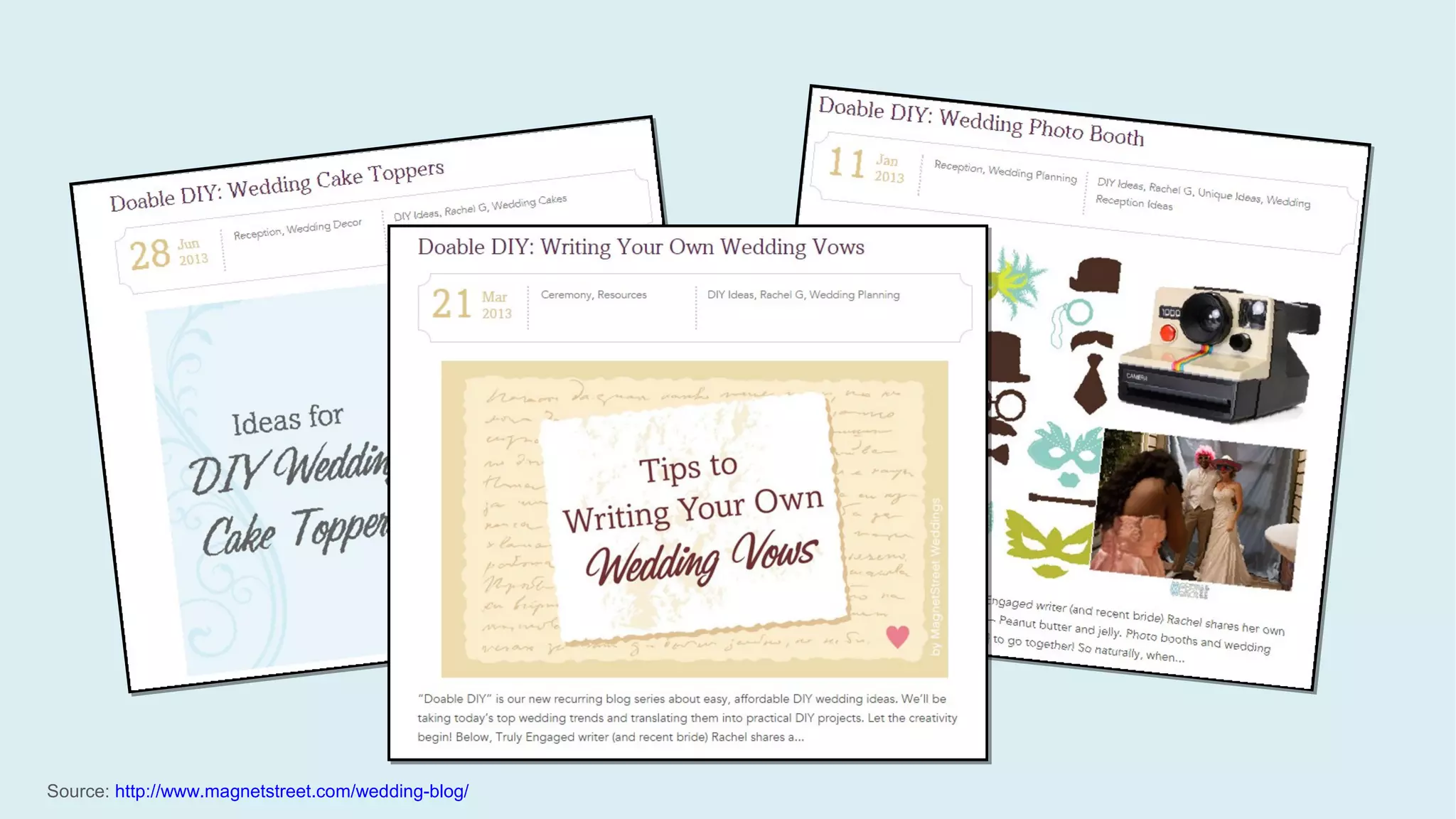 Source: http://www.magnetstreet.com/wedding-blog/
 