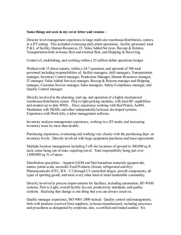 Generic Some Things Not Seen In Cover Letter And Resume
