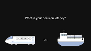 What is your decision latency?
OR
 