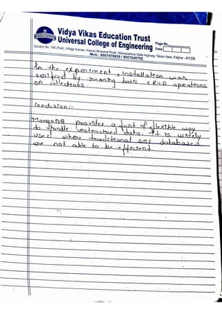 BDA 5 Experiments Writeups for computer engineering | PDF