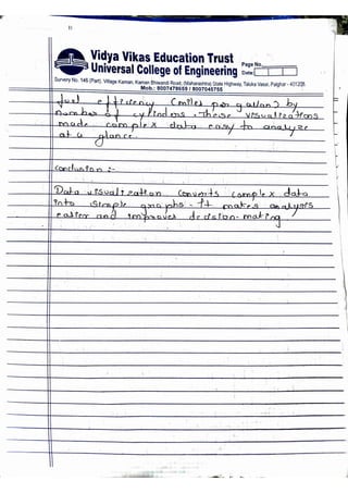 BDA 5 Experiments Writeups for computer engineering | PDF
