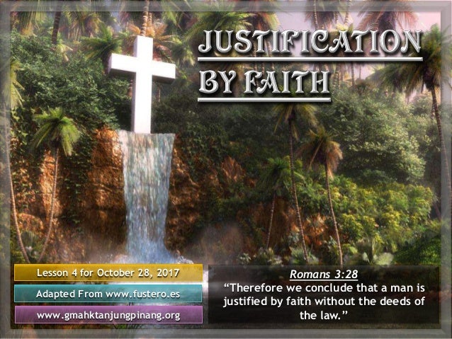 Sabbath school lesson 4, 4th quarter of 2017