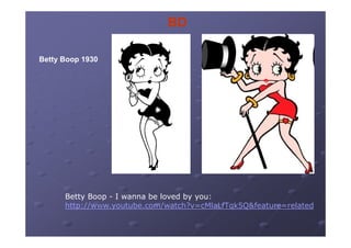 BD

Betty Boop 1930




      Betty Boop - I wanna be loved by you:
         p //     y           /             q Q
      http://www.youtube.com/watch?v=cMlaLfTqk5Q&feature=related
 