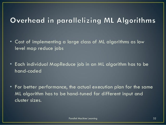 Parallel Machine Learning- DSGD and SystemML