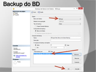 Backup do BD
 