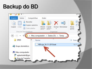 Backup do BD
 