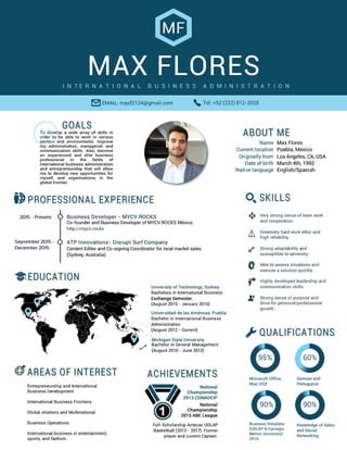 Max Flores CV