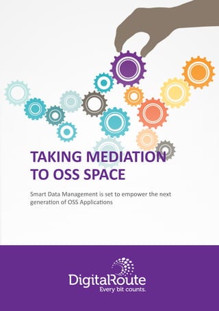 TAKING MEDIATION
TO OSS SPACE
Smart Data Management is set to empower the next
generation of OSS Applications
 